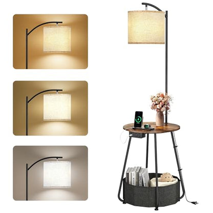 Floor Lamp with Table