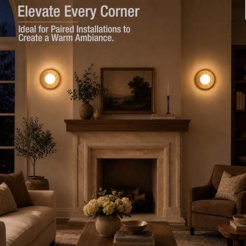 7.9 Inch Travertine Wall Sconce