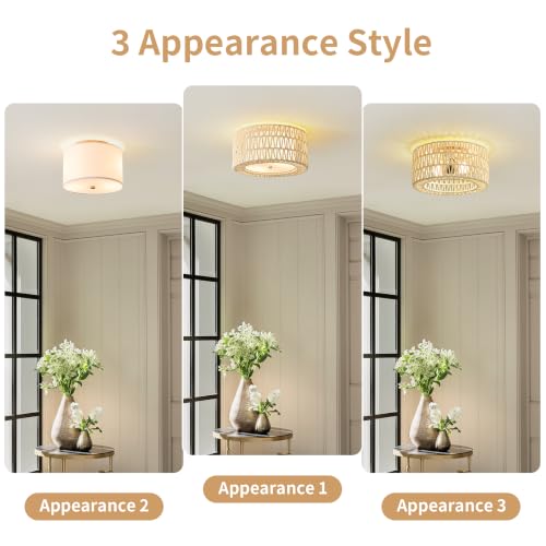 Boho Flush Mount Ceiling Light