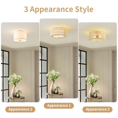 Boho Flush Mount Ceiling Light