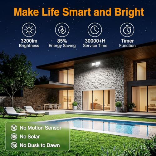 32W Smart Flood Lights Outdoor
