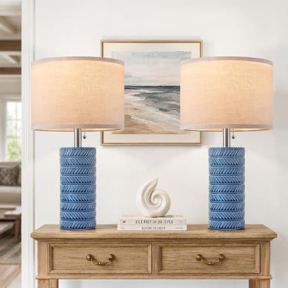 Modern Ceramic Table Lamps Set of 2