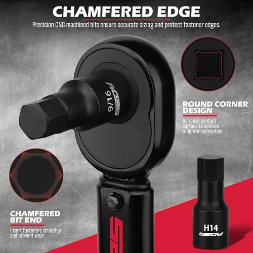 Hex Bit Impact Socket Set (36-Piece Hex Impact (SAE/Metric))