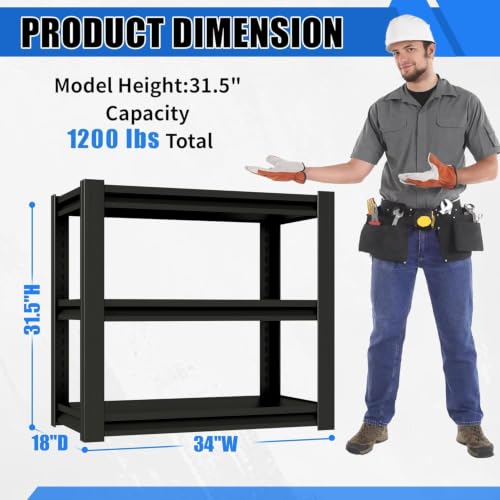3 Tier Heavy Duty Storage Shelves Unit