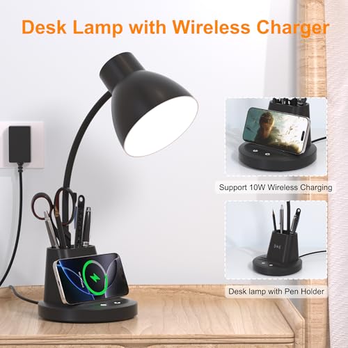 Desk Lamp with Pen Holder