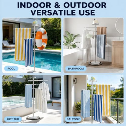 Pool Towel Rack Outdoor