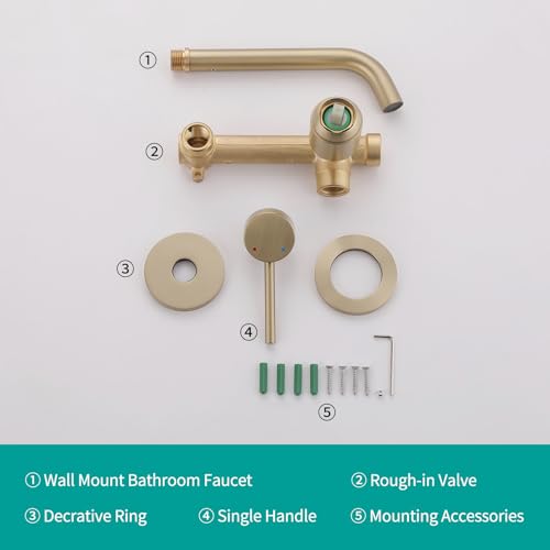 Wall Mount Bathroom Faucet