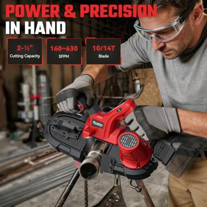 2-1/2″ Cordless Portable Band Saw