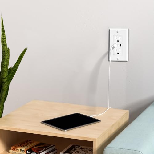 USB Outlet, 2-Port 21W Wall Outlets