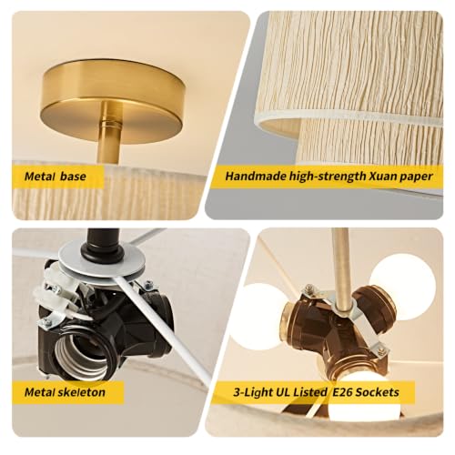 16" Semi Flush Mount Ceiling Light