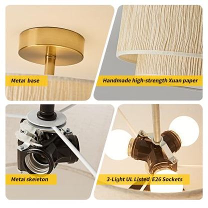 16" Semi Flush Mount Ceiling Light