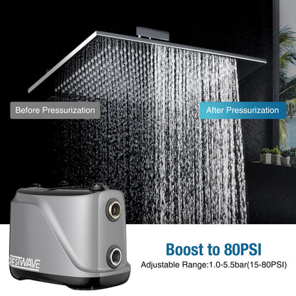 1HP Whole House Water Pressure Booster Pump for Home