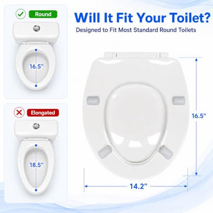 Raised Toilet Seat for Seniors