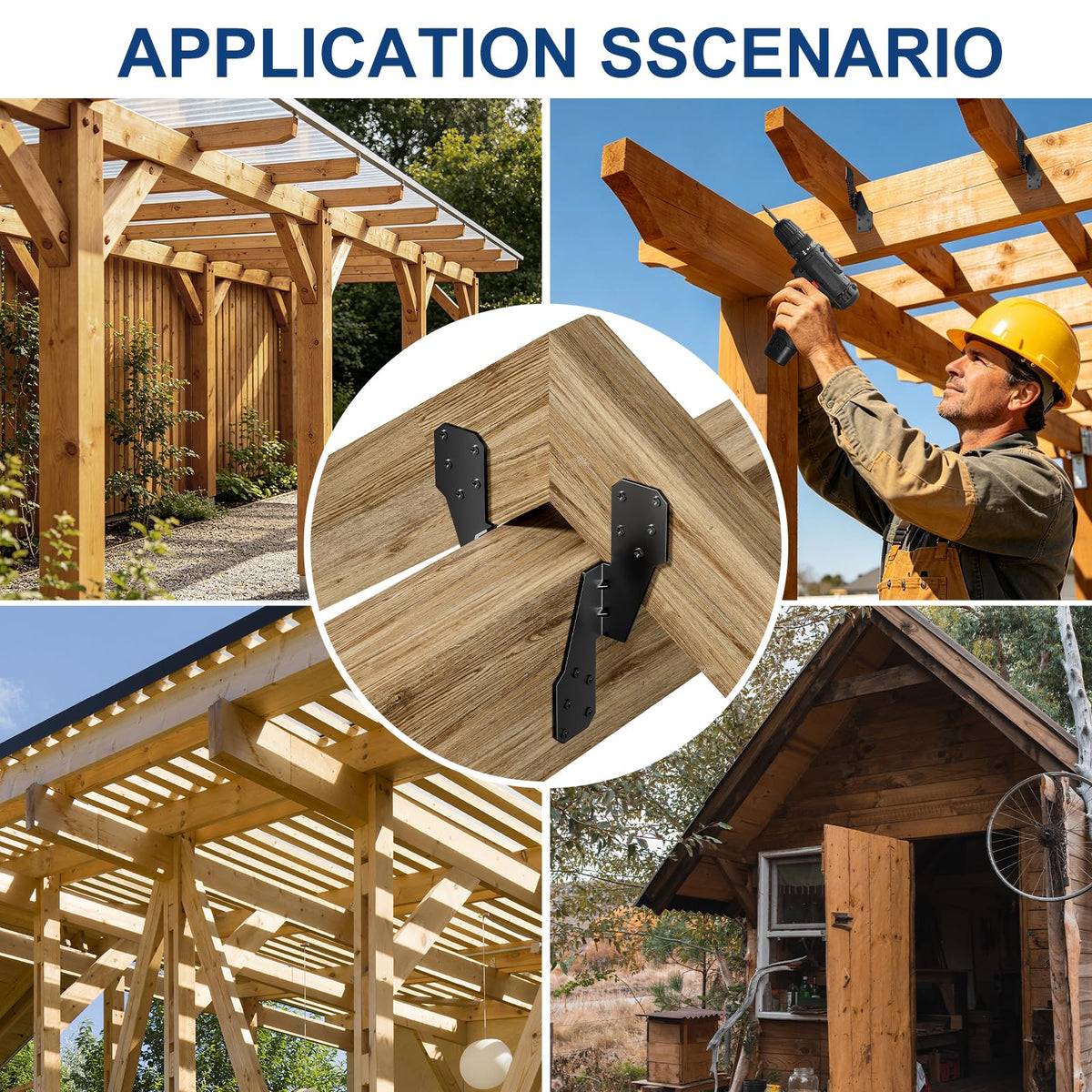 Black Hurricane Ties (Black / 1.2mm)