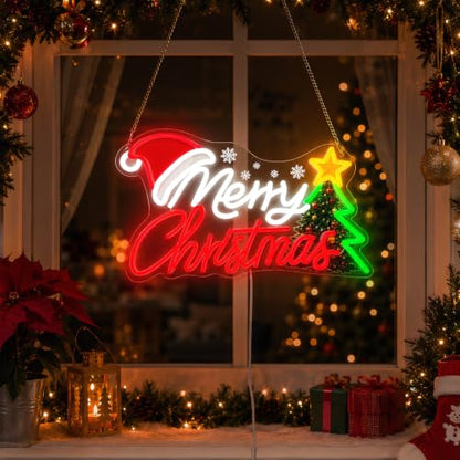 Merry Christmas Neon Sign