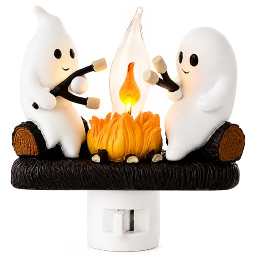 Cute Ghost Campfire Night Light