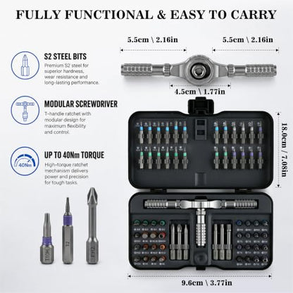 Precision Ratchet Screwdriver Set