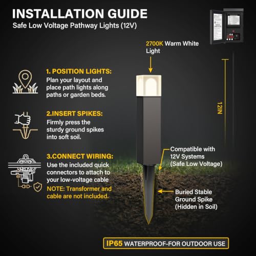 Low Voltage Landscape Path Lights 21503