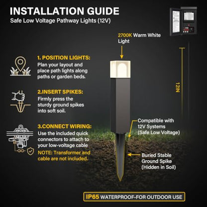 Low Voltage Landscape Path Lights 21503