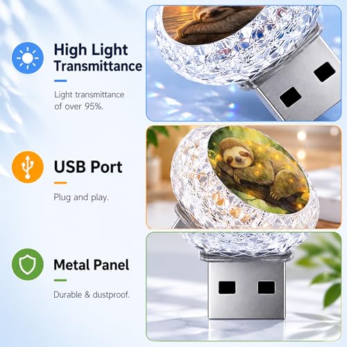 USB LED Car Interior Atmosphere Lamp