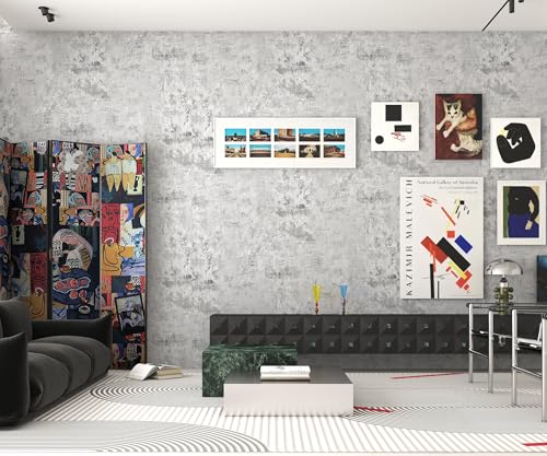 Concrete Wallpaper Peel and Stick Grey Wallpaper