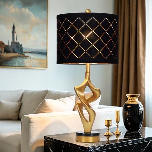 Marble Table Lamps Set of 2