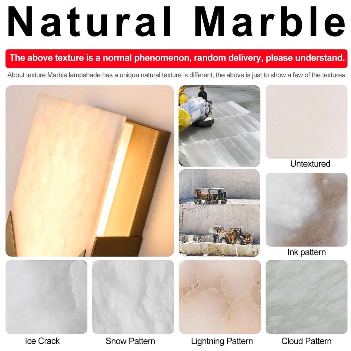 Alabaster Wall Sconce (Bronze 1Pack)