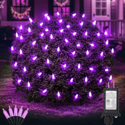 2 Pack 120LED Net Lights Outdoor