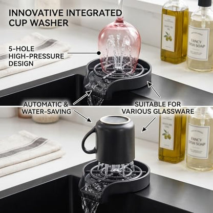 Black Drop in Kitchen Sink