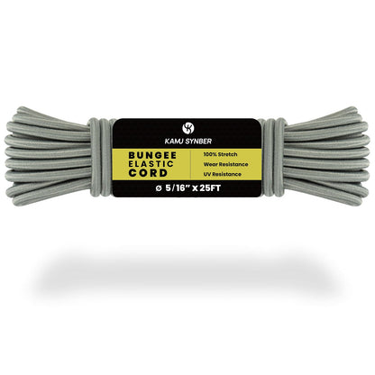 Bungee Cord 5 (Gray / 5/16" x 25FT)