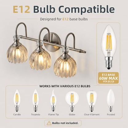 3 Light Bathroom Vanity Light