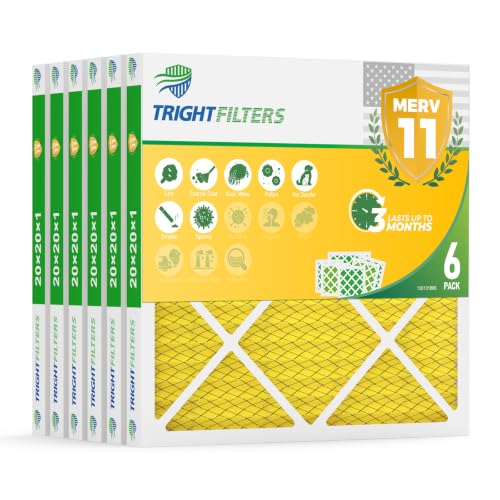 20x20x1 Air Filter 6 Pack (20x20x1-6pack)