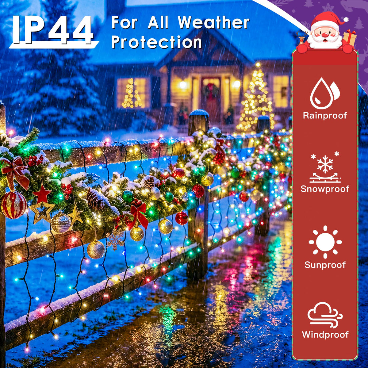 1000 LED Christmas Lights Outdoor 328 FT Multicolor Remote and Plug (Multicolor / 1000 LED)