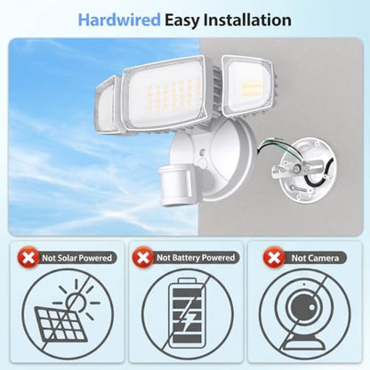65W WiFi Smart Flood Lights Outdoor Motion Sensor