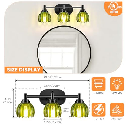 Bathroom Vanity Light (Black)