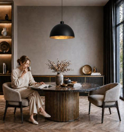 Oversized Dome Pendant Light