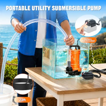 Cordless Water Pump for DEWALT 20V MAX Battery