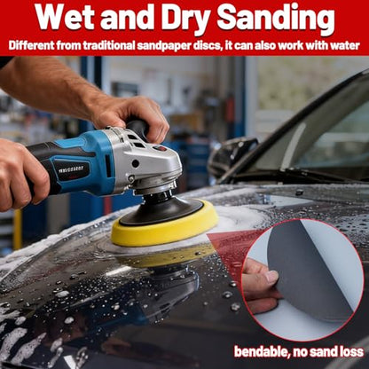 Sanding Discs 5 inch Hook and Loop Wet Dry Sandpaper