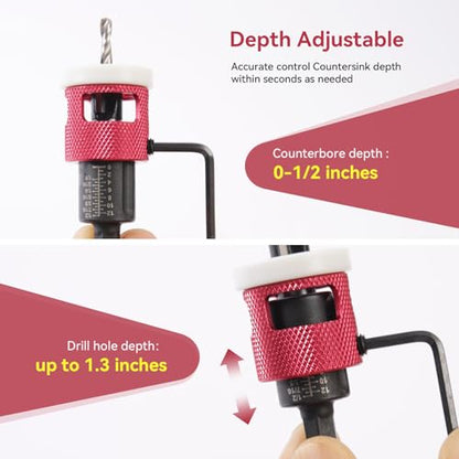 Countersink Drill Bit Set