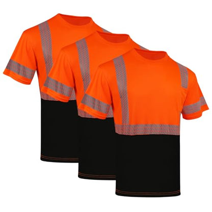 High Visibility Safety Reflective T Shirts for Men