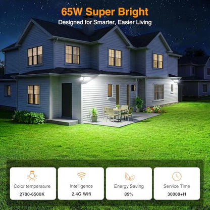 65W Smart Flood Light Outdoor