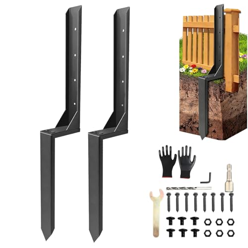 4Pcs Fence Post Repair Kit