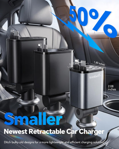 120W Retractable Car Charger