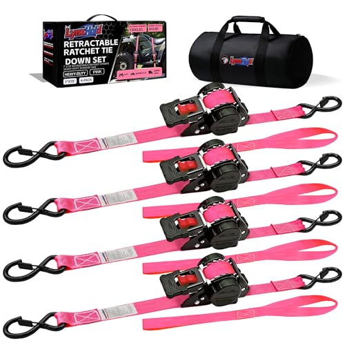 Retractable Ratchet Straps