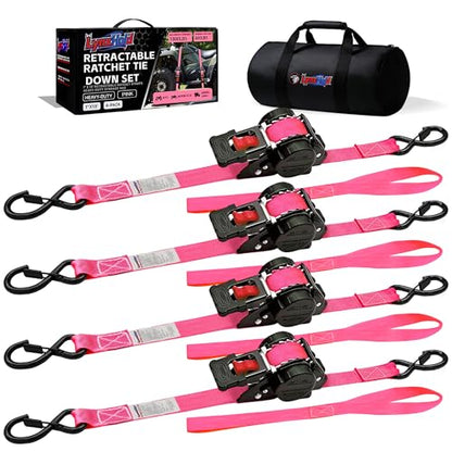 Retractable Ratchet Straps