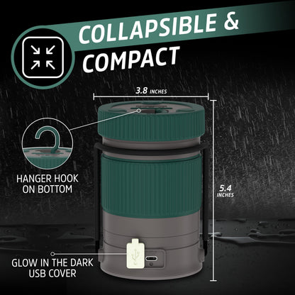S 500 Hybrid Power Camping Lantern (1 Pack / 500 Lumens)