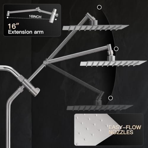 All Metal Shower Head with Handheld