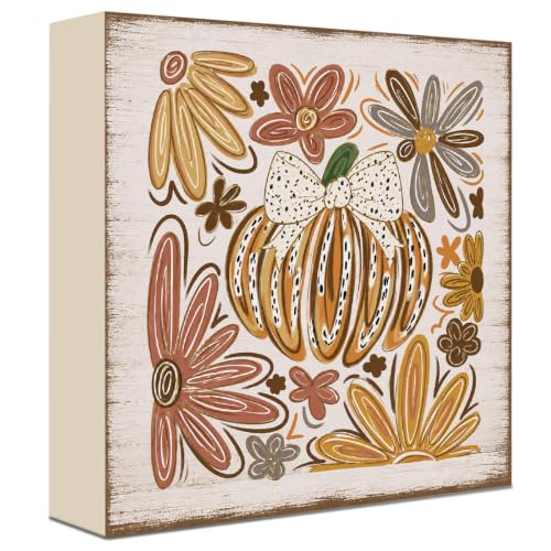 Fall Decorations for Home Wood Sign Fall Decor Shelf Decor