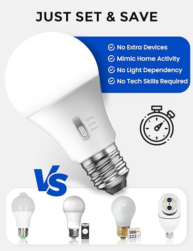 Timer Light Bulb 100W Equivalent