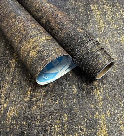Vintage Metallic Peel and Stick Wallpaper Textured Industrial Metallic Concrete Wall Paper